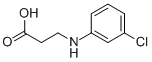 B-ALANINE, N-(3-CHLOROPHENYL)-,21617-14-1,结构式