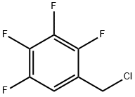 1-CHLOROMETHYL-2,3,4,5-TETRAFLUORO-BENZENE Struktur