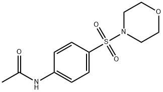N-[4-(4-morpholinylsulphonyl)phenyl]acetamide Structure