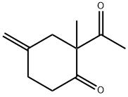 Cyclohexanone, 2-acetyl-2-methyl-4-methylene- (9CI) Structure