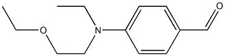 N-乙基-N-乙氧基乙基-4-氨基苯甲醛 结构式