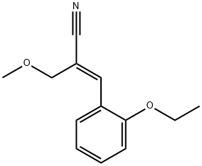 2-Propenenitrile,3-(2-ethoxyphenyl)-2-(methoxymethyl)-,(2Z)-(9CI) Structure