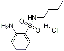 2-アミノ-N-ブチルベンゼンスルホンアミド塩酸塩 化学構造式