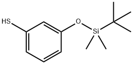 3-(叔-丁基二甲基硅氧基)苯硫酚 结构式