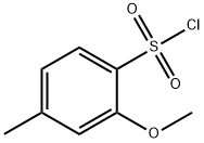 2-METHOXY-4-METHYLBENZENESULFONYL CHLORIDE Structure