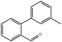 3-メチルビフェニル-2-カルボアルデヒド 化学構造式