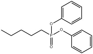 diphenyl pentylphosphonate Struktur