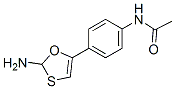 2-Amino-4(4-acetamido phenyl) thiozole 化学構造式