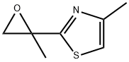 Thiazole,  4-methyl-2-(2-methyloxiranyl)-  (9CI) 结构式