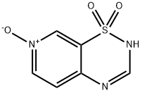2H-Pyrido[4,3-e]-1,2,4-thiadiazine,1,1,7-trioxide(9CI) 结构式