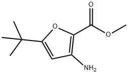 2-Furancarboxylicacid,3-amino-5-(1,1-dimethylethyl)-,methylester(9CI) 结构式
