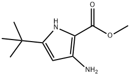 1H-Pyrrole-2-carboxylicacid,3-amino-5-(1,1-dimethylethyl)-,methylester(9CI) 结构式