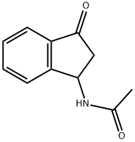 Acetamide,  N-(2,3-dihydro-3-oxo-1H-inden-1-yl)- 结构式
