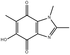 1H-Benzimidazole-4,7-dione, 5-hydroxy-1,2,6-trimethyl- (9CI) 结构式