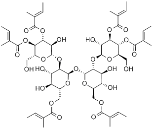 Actinotetraose Hexatiglate,216590-44-2,结构式