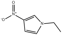 1H-Pyrrole,1-ethyl-3-nitro-(9CI),216591-43-4,结构式