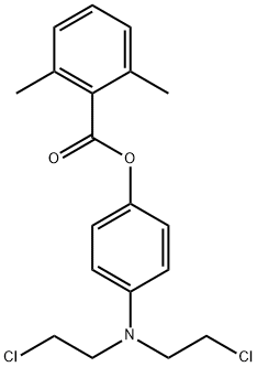 2,6-Dimethylbenzoic acid 4-[bis(2-chloroethyl)amino]phenyl ester|