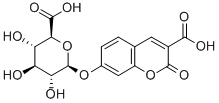 3-羧基香豆素-Β-D-吡喃葡萄糖醛酸,216672-17-2,结构式