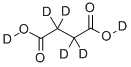 丁二酸-D6 结构式