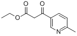 ethyl 3-(2-methyl-5-pyridyl)-3-oxopropionate Structure