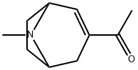 Ethanone, 1-(8-methyl-8-azabicyclo[3.2.1]oct-2-en-3-yl)- (9CI) Structure