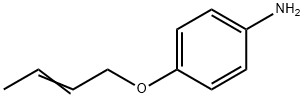 Benzenamine, 4-(2-butenyloxy)- (9CI) 化学構造式