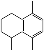1,2,3,4-テトラヒドロ-1,5,8-トリメチルナフタレン 化学構造式