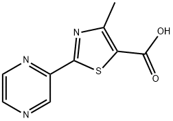 216959-92-1 4-メチル-2-(2-ピラジニル)-1,3-チアゾール-5-カルボン酸