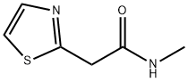 2-Thiazoleacetamide,  N-methyl- Structure