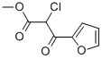 2-Furanpropanoic acid, alpha-chloro-beta-oxo-, methyl ester (9CI) Struktur