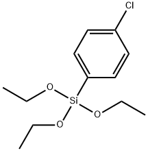 氯代苯基三乙氧基硅烷(间位与对位异构体的混合物), 21700-74-3, 结构式