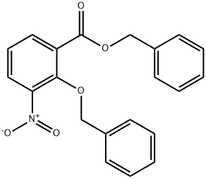 2-Benzyloxy-3-nitro-benzoic Acid Benzyl Ester Structure