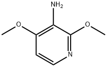2,4-DIMETHOXYPYRIDIN-3-AMINE 结构式