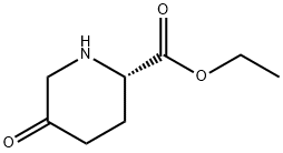 2-Piperidinecarboxylic acid, 5-oxo-, ethyl ester, (2S)- Struktur