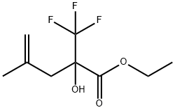 2-羟基-2-(三氟甲基)-4-甲基-4-戊烯酸乙酯, 217195-91-0, 结构式