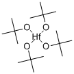 ハフニウム tert-ブトキシド 化学構造式