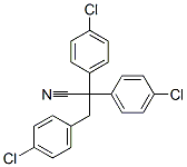 2,2,3-tris(4-chlorophenyl)propiononitrile Struktur