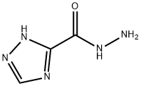 1-H-1,2,4-三氮唑-3-甲酰肼, 21732-98-9, 结构式