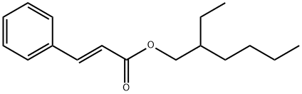 2-Propenoic acid, 3-phenyl-, 2-ethylhexyl ester, (2E)- Structure