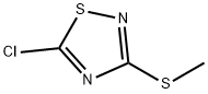 3-(Methylthio)-5-chloro-1,2,4-thiadiazole Structure