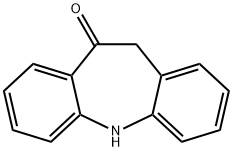 10-オキソ-10,11-ジヒドロ-5H-ジベンズ[B,F]アゼピン 化学構造式