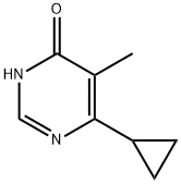 4-Pyrimidinol, 6-cyclopropyl-5-methyl- (8CI),21741-39-9,结构式