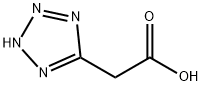 1H-四唑-5-乙酸, 21743-75-9, 结构式