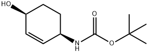 Carbamic acid, [(1R,4S)-4-hydroxy-2-cyclohexen-1-yl]-, 1,1-dimethylethyl ester,217438-72-7,结构式