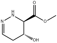 3-Pyridazinecarboxylicacid,2,3,4,5-tetrahydro-4-hydroxy-,methylester,(3R,4R)-(9CI) Struktur