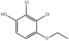 Phenol, 2,3-dichloro-4-ethoxy- (9CI) 化学構造式