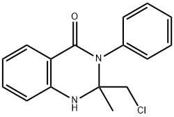 2-(CHLOROMETHYL)-2-METHYL-3-PHENYL-1,2,3,4-TETRAHYDROQUINAZOLIN-4-ONE 结构式