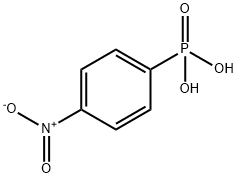 4-ニトロフェニルホスホン酸 化学構造式