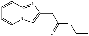 咪唑并[1,2-A]吡啶-2-乙酸乙酯,21755-34-0,结构式