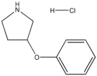 3-苯氧吡咯烷盐酸盐 结构式